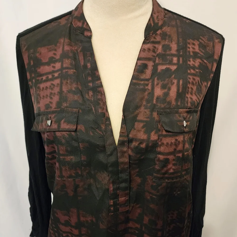 Rock & Republic blouse long sleeve tee shirt - Picture 4 of 7